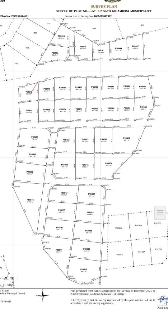 VIWANJA VINAUZWA KIGAMBONI – MTAA WA LINDATO, DAR ES SALAAM
